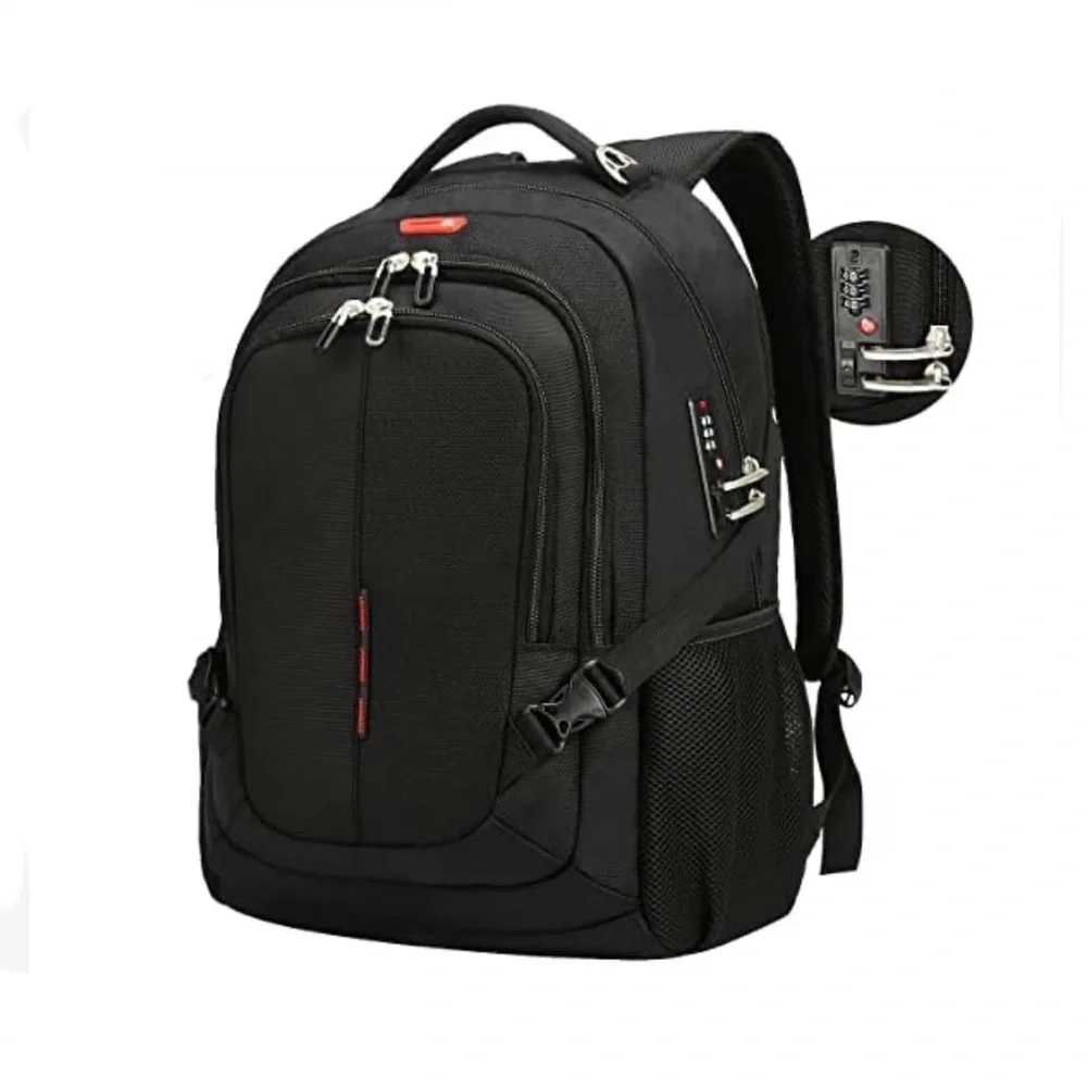 Sowaovut 15.6in Anti-Theft Travel Laptop Backpack & Password Lock